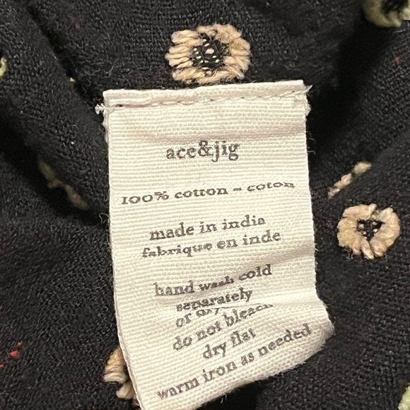 Ace & Jig Alma Shirt - Black Dot - Picture 8 of 8